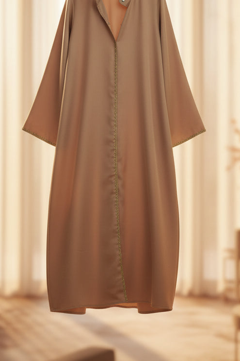 Tasniim Mocha Abaya